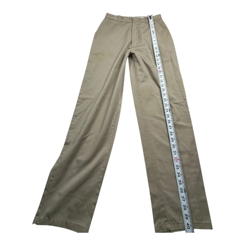 School Uniform Khaki Pants Boys Girls Flat Front‎ Classic Fit Size 30x30
